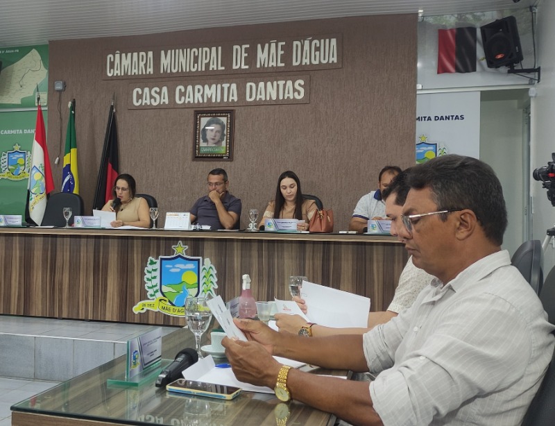 Cmara de Me Dgua realiza Sesso Ordinria e aprova importantes Projetos em beneficio da populao