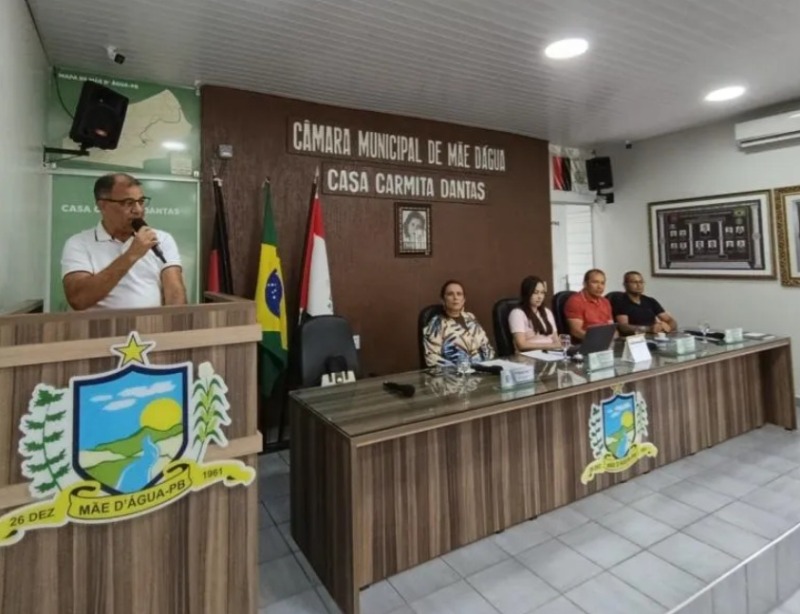 Mais uma sess�o ordin�ria da c�mara de M�e D'�gua foi realizada na �ltima segunda-feira (23)