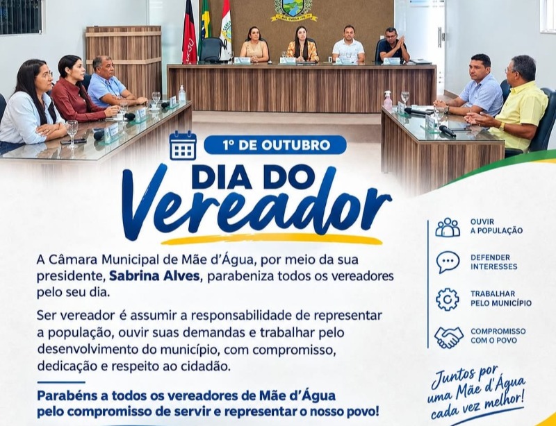 Homenagem ao dia do Vereador